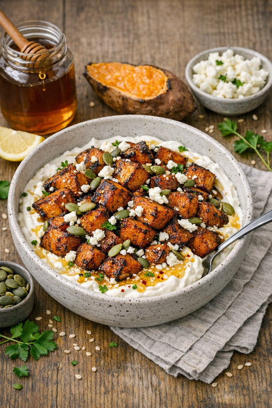 Mānuka Honey Roasted Kumara & Yoghurt Bowl